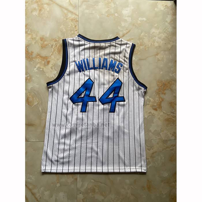Camiseta Orlando Magic Brandon Williams NO 44 Mitchell & Ness 2009-10 Blanco